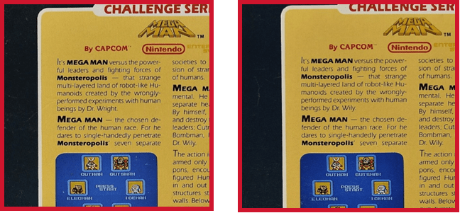 Two Mega Man box variants