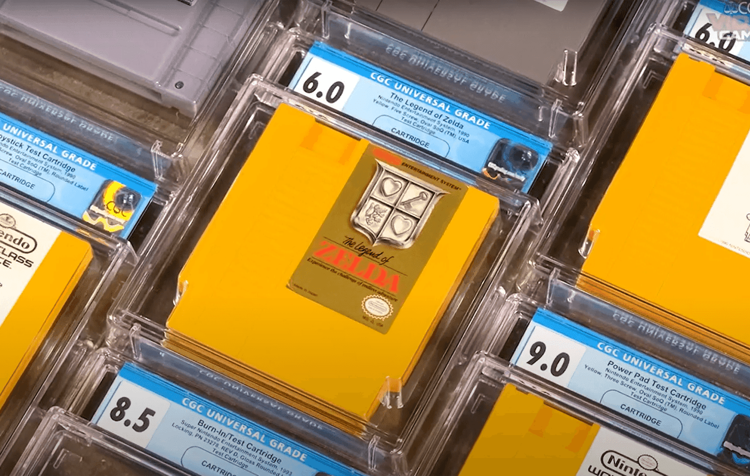 CGC Video Games Grades Nintendo Test Cartridges
